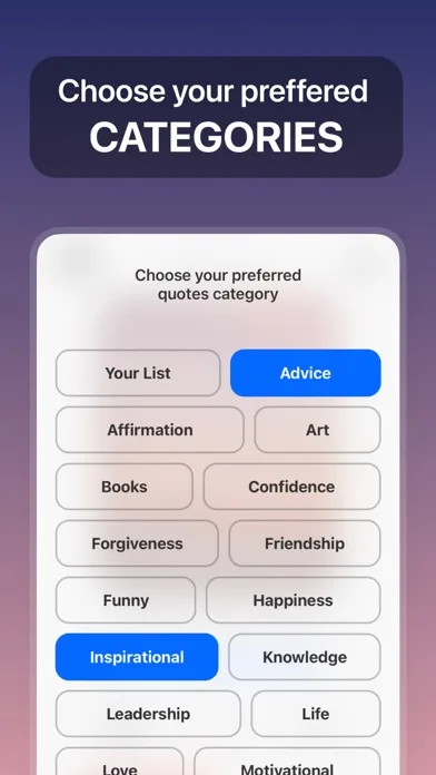 Widget Quotes screenshot 4