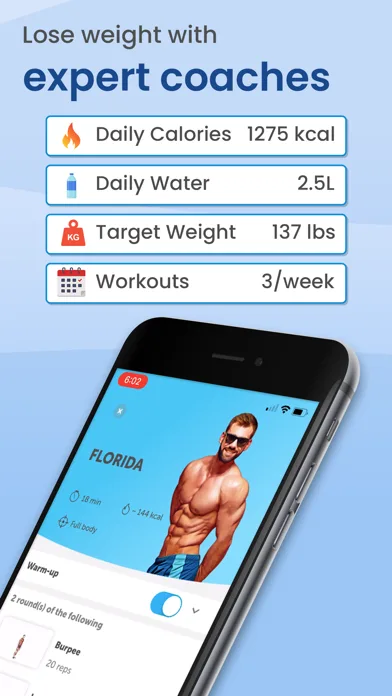 FitHim: Gym & Home Workouts screenshot 2