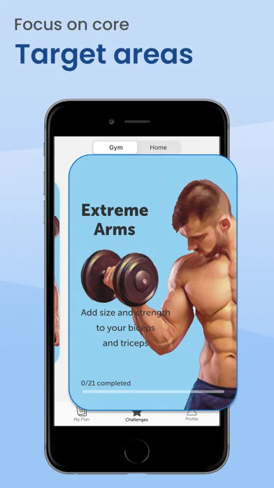 FitHim: Gym & Home Workouts screenshot 3