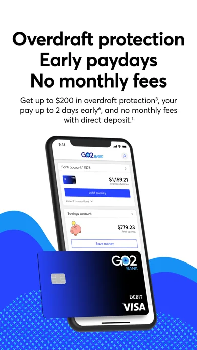 GO2bank: Mobile banking screenshot 1