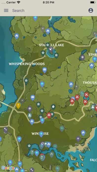Unofficial Map: Genshin Impact screenshot 1