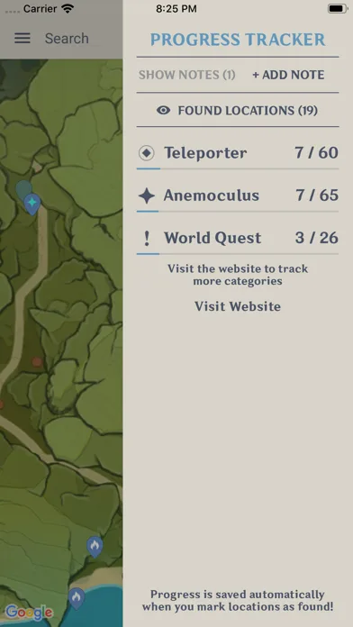 Unofficial Map: Genshin Impact screenshot 4