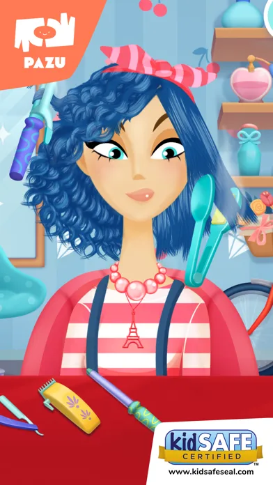 Girls Hair Salon Kids Games screenshot 4