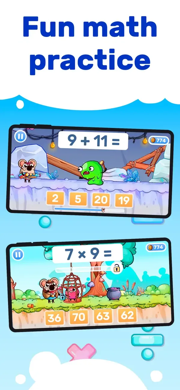 MathHero: Math Games for Kids screenshot 1