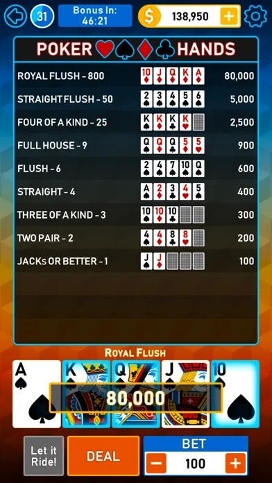 Video Poker Multi Bonus screenshot 3