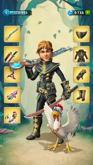 Heroics－Fantasy Fable Idle RPG screenshot 1