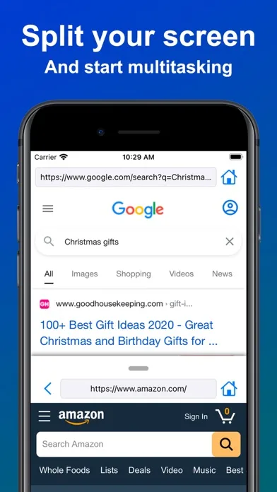 Split View Multitasking Screen screenshot 1