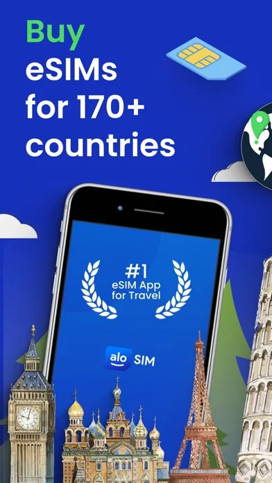 aloSIM: 5G Prepaid Travel eSIM screenshot 1