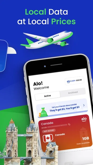 aloSIM: 5G Prepaid Travel eSIM screenshot 4