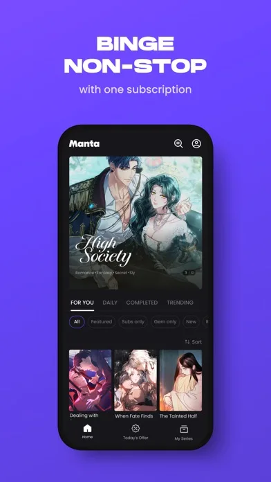 Manta - Manhwa, Comics, Novels screenshot 1