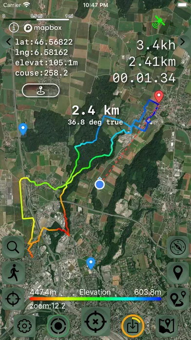 GPS Tracker: Offline Maps, GPX screenshot 1