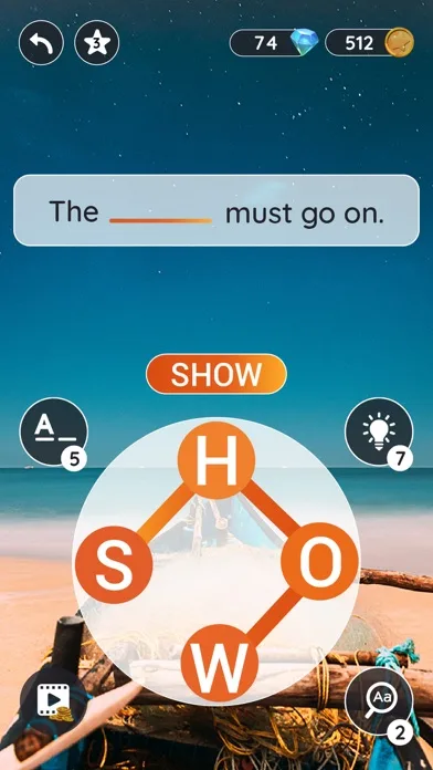 Quotescapes: Word Game screenshot 1