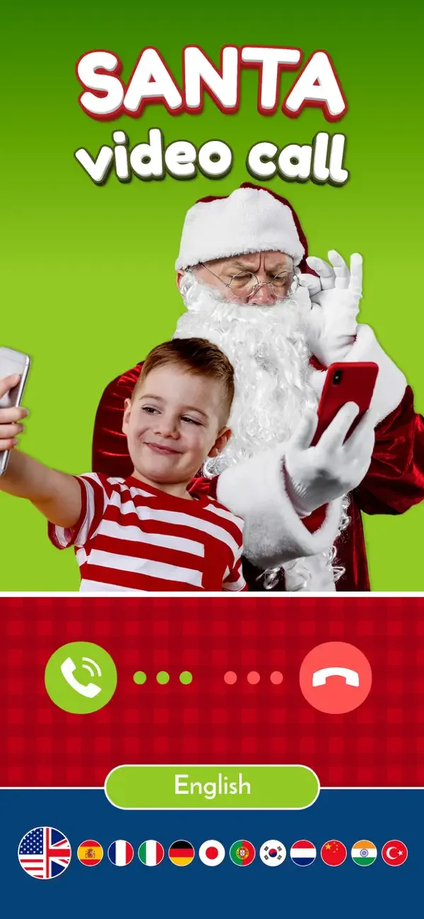 Santa Video Call – Fake Chat screenshot 1