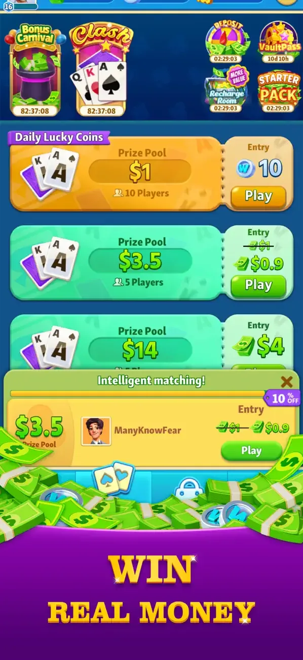 Solitaire Arena - Win Cash screenshot 4