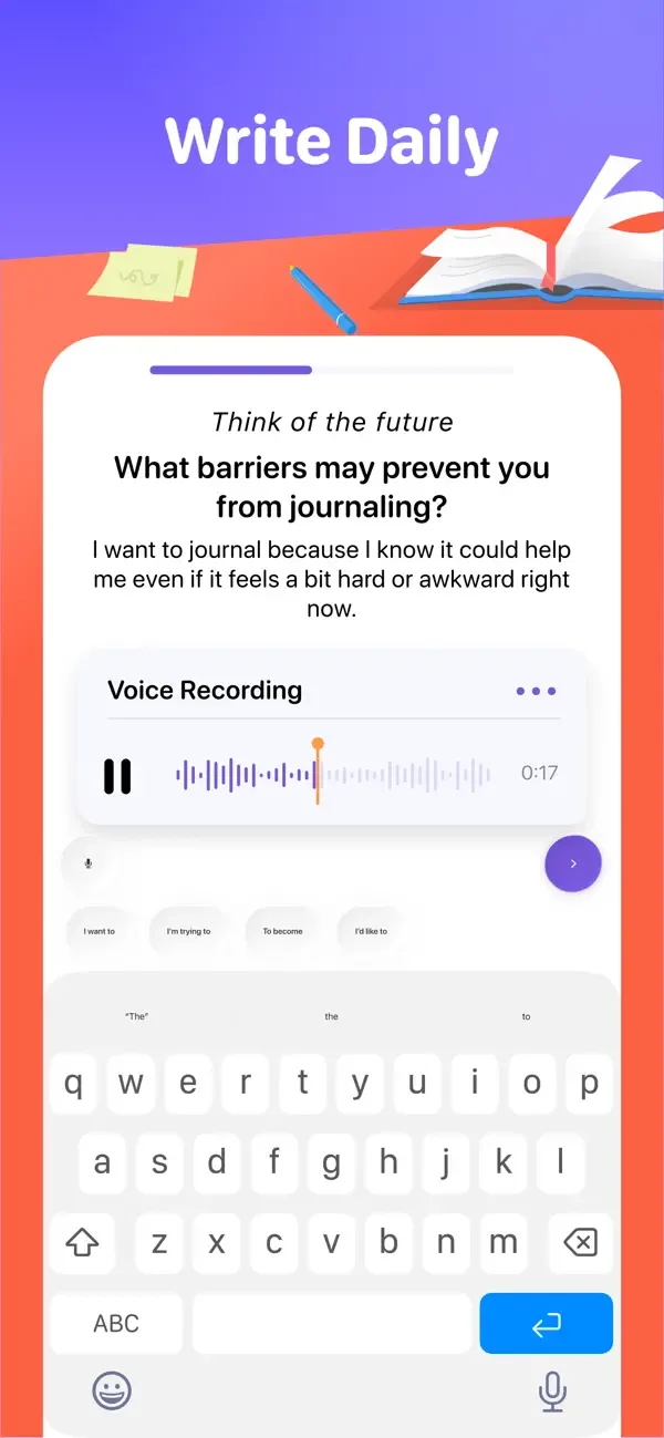 Halo: Daily Journaling App screenshot 2