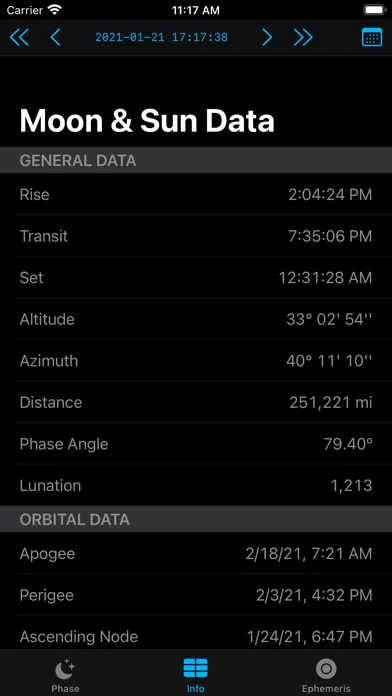 Moon Phase Calendar LunarSight screenshot 4