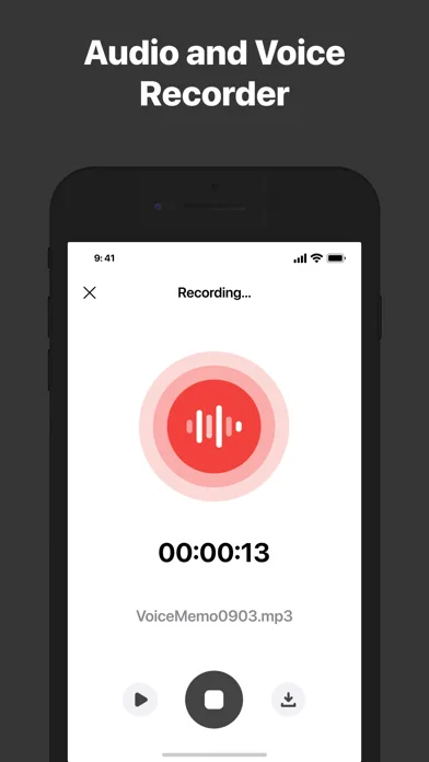 Recorder for iPhone screenshot 1