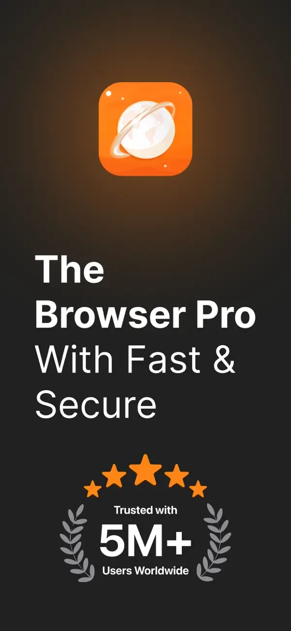 Browser Pro Fast & Secure screenshot 1