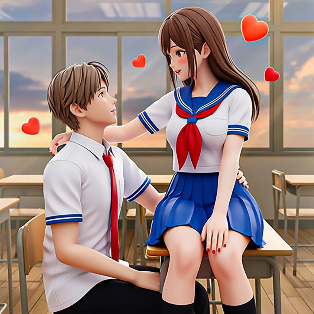 Anime Girl High School Life