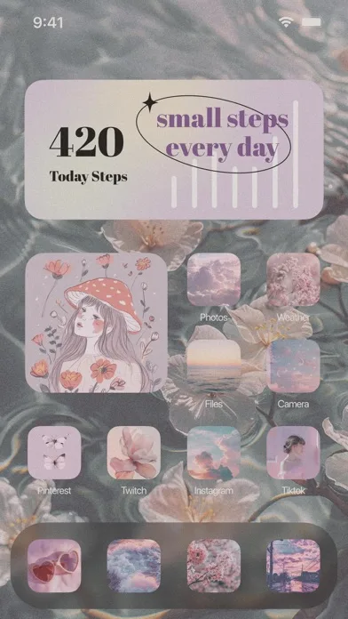 Aesthetic: App icons & Widgets screenshot 3