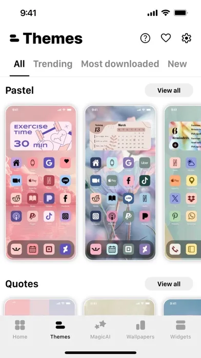 Aesthetic: App icons & Widgets screenshot 4
