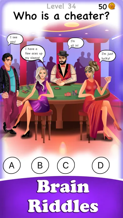 Who is Lying? Brain Riddles screenshot 1