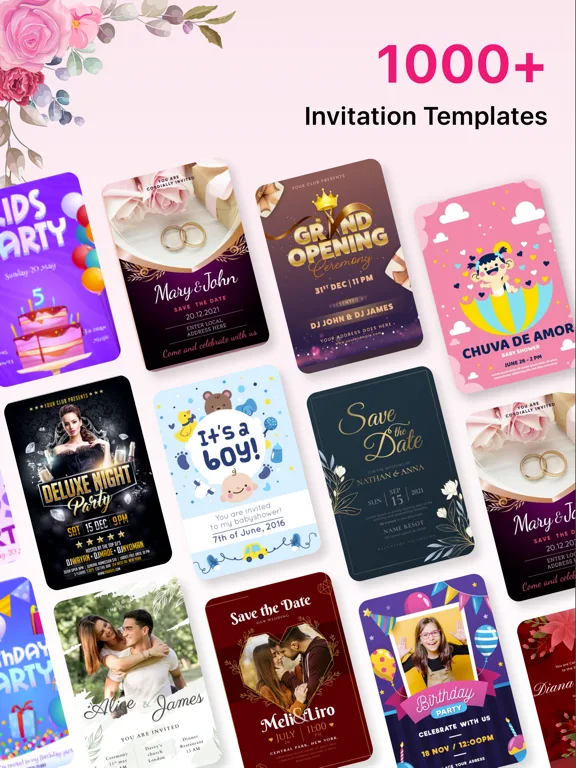 Invitation Card Maker . RSVP screenshot 1