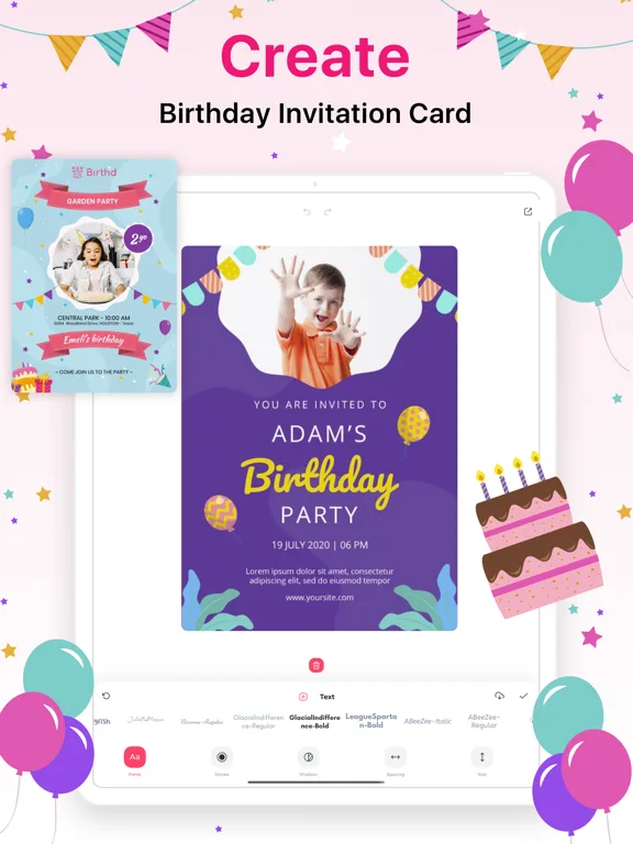 Invitation Card Maker . RSVP screenshot 3