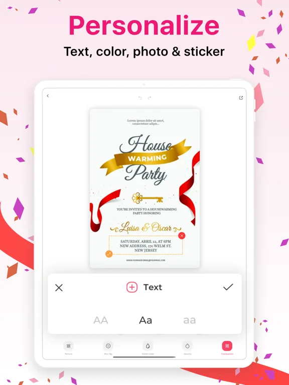 Invitation Card Maker . RSVP screenshot 5