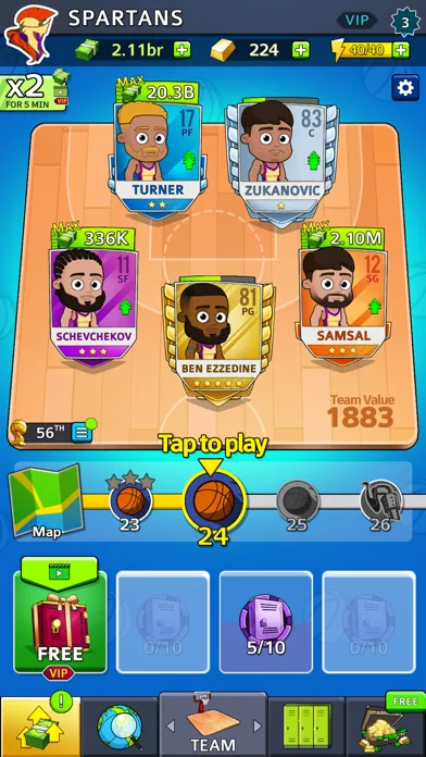 Idle Five - Basketball Manager screenshot 1