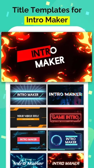 Hype Text - YT Intro Maker screenshot 1