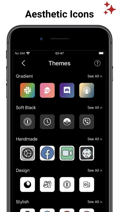 App Icons & Transparent Theme screenshot 2