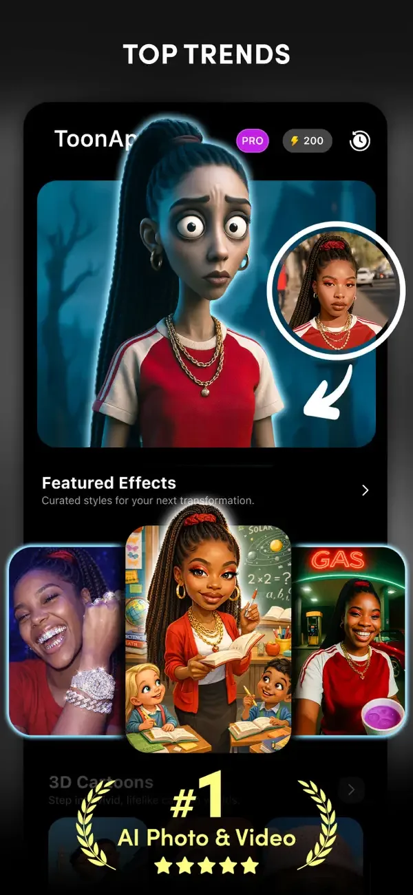 Toonapp: AI Photo & Video Art screenshot 1