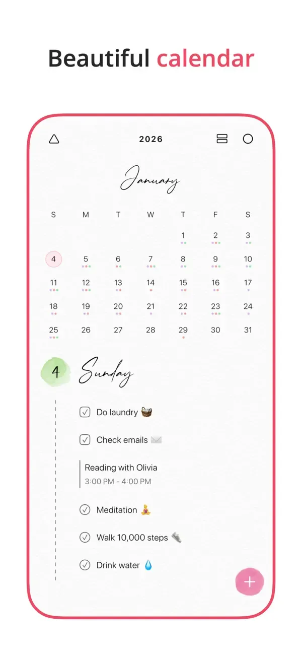 2026 Planner & Agenda - Floret screenshot 3