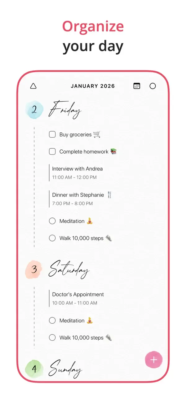 2026 Planner & Agenda - Floret screenshot 4