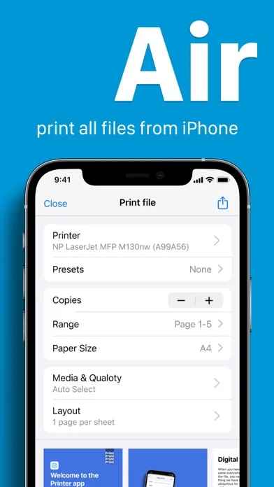 Printer app ® screenshot 2