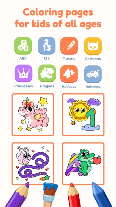 DRAWING Games for Kids & Color screenshot 1
