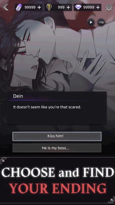 BloodKiss : Vampire romance screenshot 1