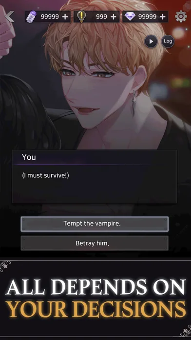 BloodKiss : Vampire romance screenshot 2