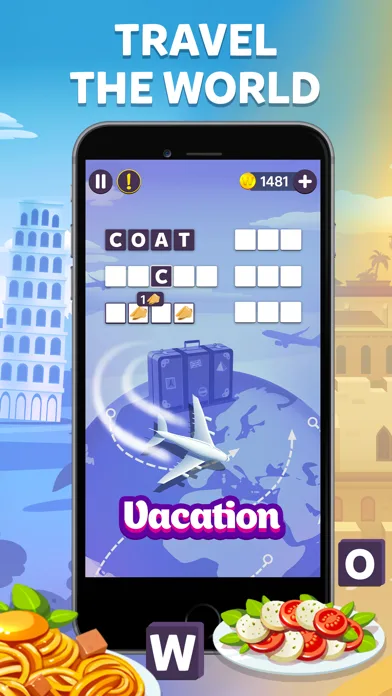 Wordelicious - Fun Word Puzzle screenshot 1