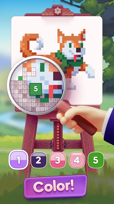 Pixelwoods: Coloring by pixel screenshot 1