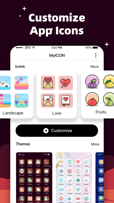 MyICON Changer – Icon Themer screenshot 1