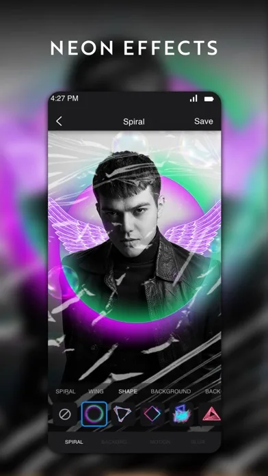 NeonArt: Neon Background Maker screenshot 2