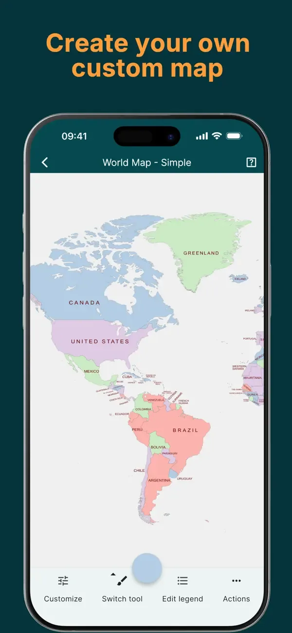 MapChart App screenshot 1