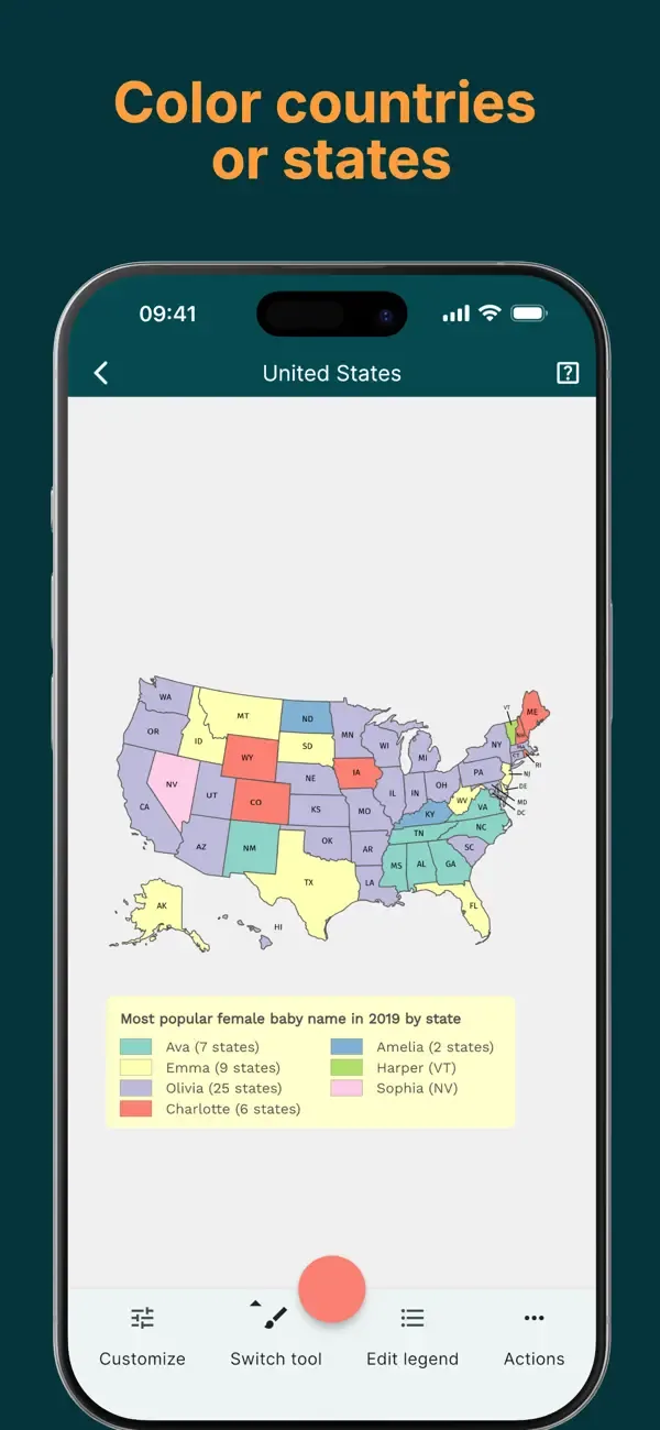 MapChart App screenshot 3