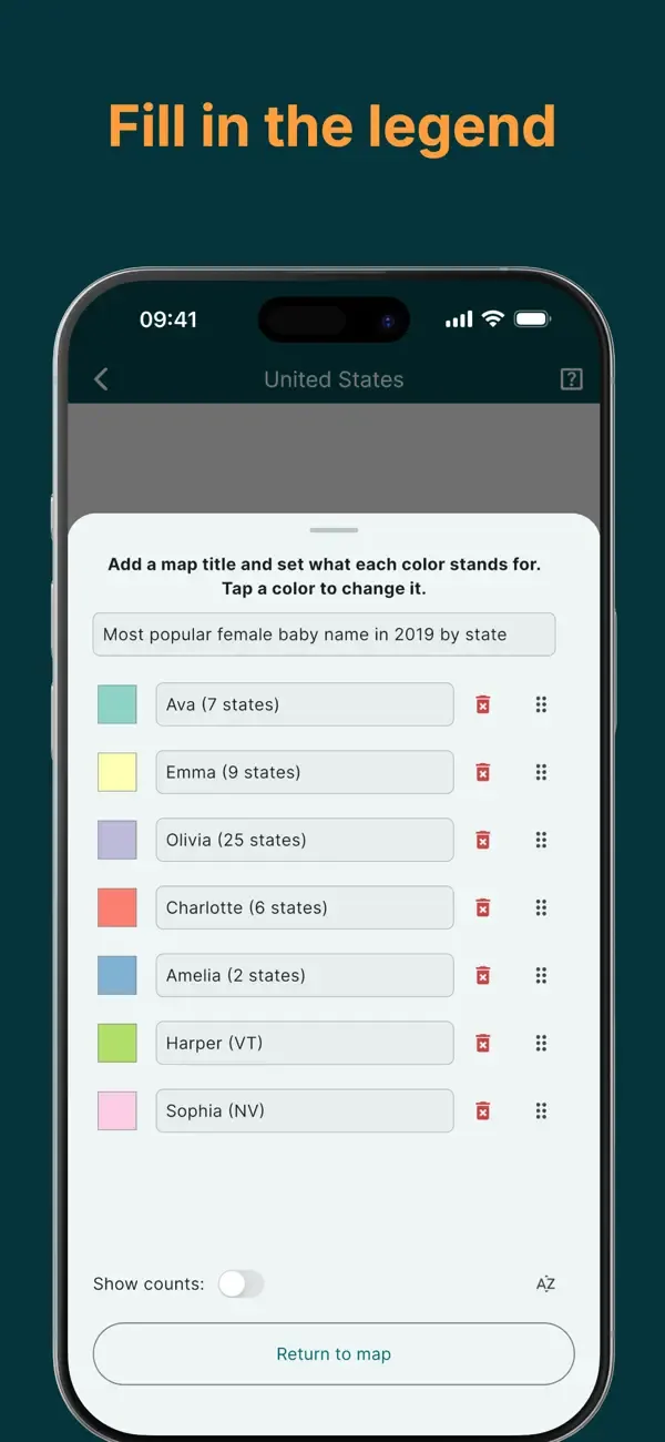 MapChart App screenshot 4