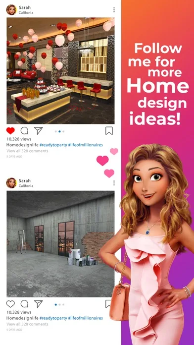 Life of Millionaires: HomeEdit screenshot 1