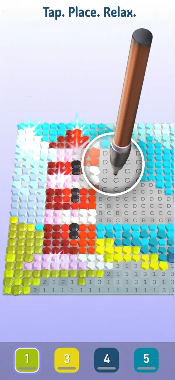 Diamond Painting ASMR Coloring screenshot 3