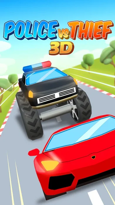 Police vs Thief 3D - car race screenshot 2