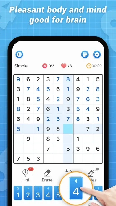 Sudoku - Exercise your brain screenshot 1